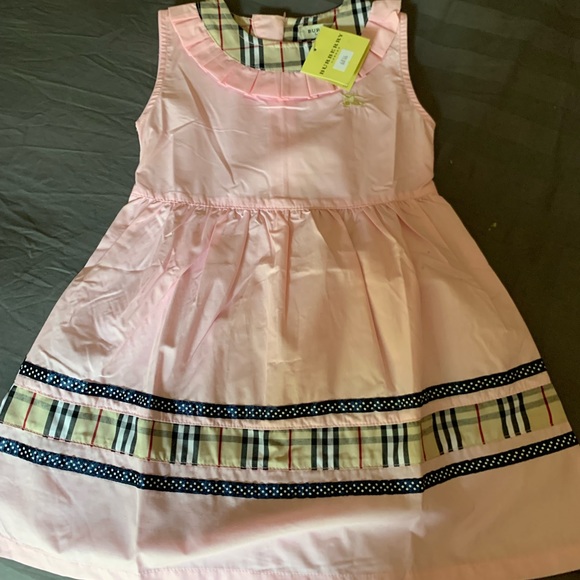 Burberry Other - Little girls pink Burberry dress